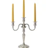 Match Silver|Candles|3-Flame Candelabra