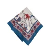 Couleur Nature Place Settings & Linens|Fleur Des Indes Napkins in Blue & Red, Set of 6