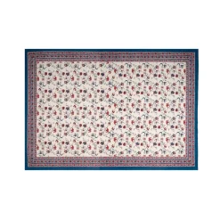 Couleur Nature Place Settings & Linens|Fleur Des Indes Tablecloth in Blue & Red