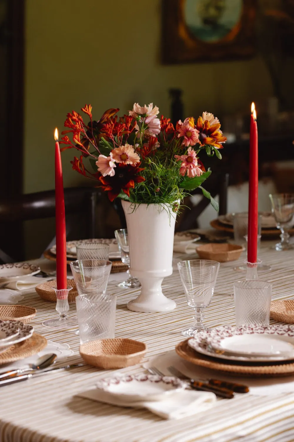 Rebecca Udall Glassware|Flora Ceramic Urn Vase in Medium