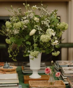 Rebecca Udall Glassware|Flora Ceramic Urn Vase in Medium