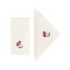 Cabana Place Settings & Linens|Floral Medley Embroidered Napkins, Set of 6