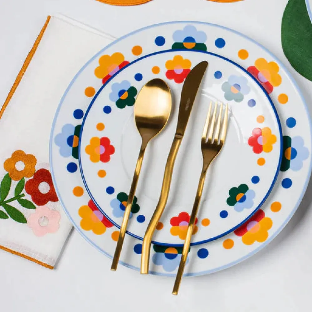 Misette Dinnerware|Floral Salad Plates, Set of 4