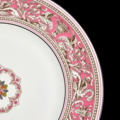 Wedgwood Dinnerware|Florentine Fuchsia Plate 10.7