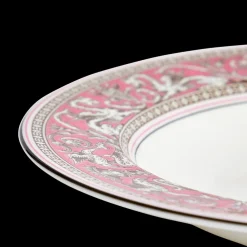 Wedgwood Dinnerware|Florentine Fuchsia Rim Soup