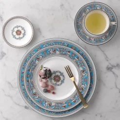 Wedgwood Dinnerware|Florentine Turquoise Accent Salad Plate 9"