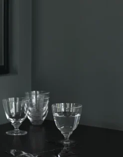 Holmegaard Glassware|Flow Glass On Foot in Champagne