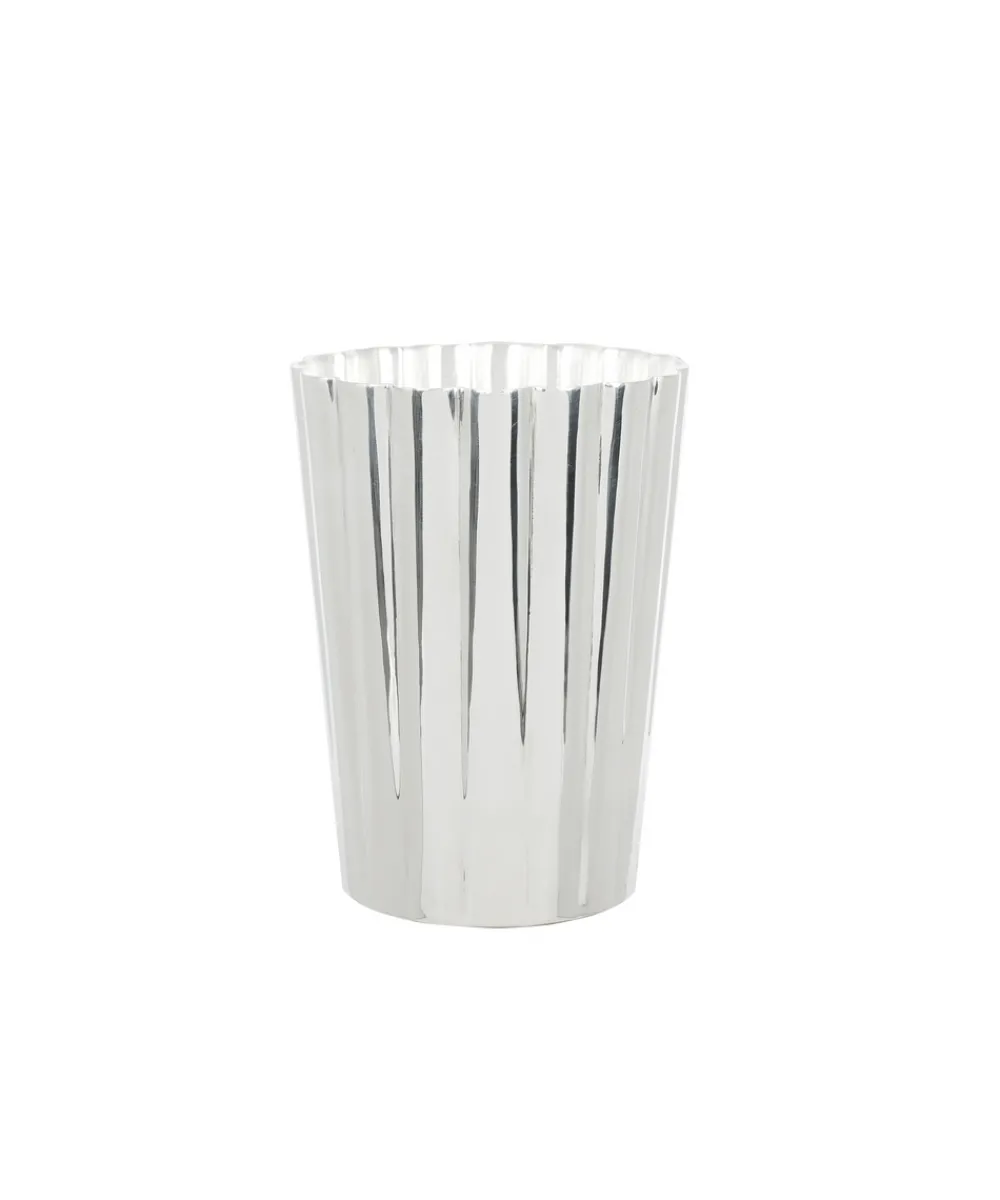 Rebecca Udall Glassware|Fluted Julep Cup in Silver