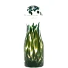 Paul Arnhold Glass Glassware|Forest Green Transparent Spotted Carafe