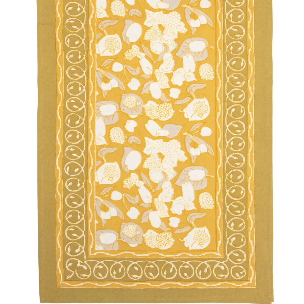 Couleur Nature Place Settings & Linens|Forest Harvest Runner Grey & Mustard