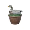 Juliska Dinnerware|Forest Walk Duck Bowl with Lid in Multi