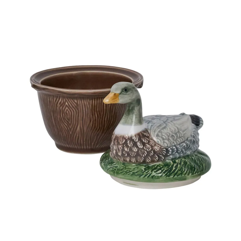 Juliska Dinnerware|Forest Walk Duck Bowl with Lid in Multi