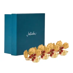 Juliska Place Settings & Linens|Forest Walk Holly with Berries Napkin Ring in Multi