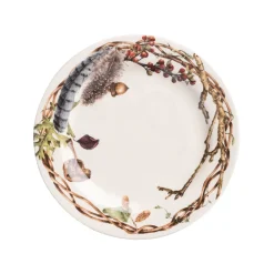 Juliska Dinnerware|Forest Walk Party Plate in Café Au Lait, Set of 4