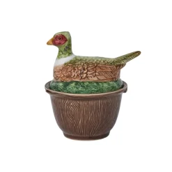 Juliska Dinnerware|Forest Walk Pheasant Bowl with Lid in Multi