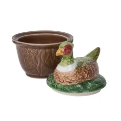 Juliska Dinnerware|Forest Walk Pheasant Bowl with Lid in Multi