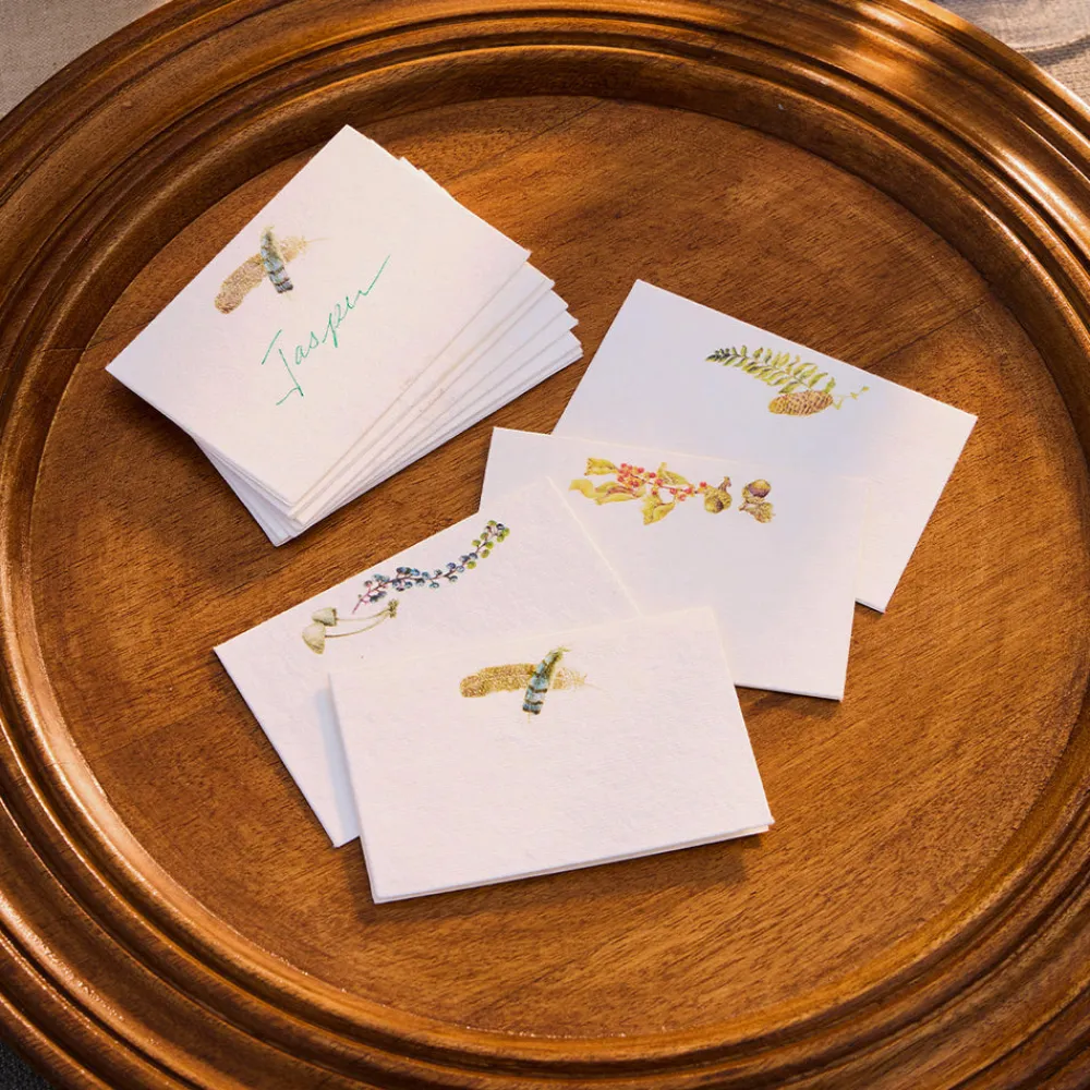 Juliska Place Settings & Linens|Forest Walk Place Card Assorted in Multi, Set of 12
