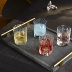 Baccarat Glassware|Four Elements Double Old Fashion Tumbler, Set of 4