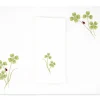 TriChi Design Place Settings & Linens|Four Leaf Clover Collection in Light Green, Set of 2
