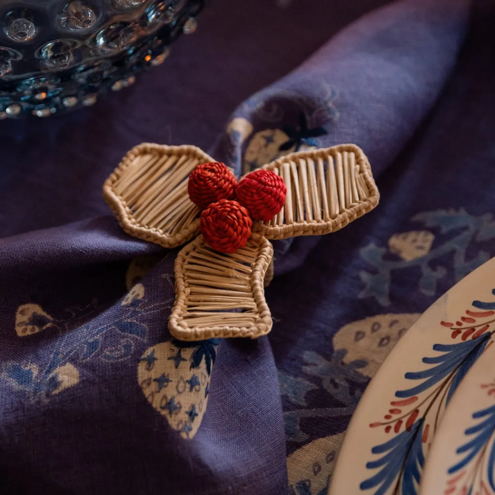 Sharland England Place Settings & Linens|Fraises Des Bois Napkins, Set Of 4