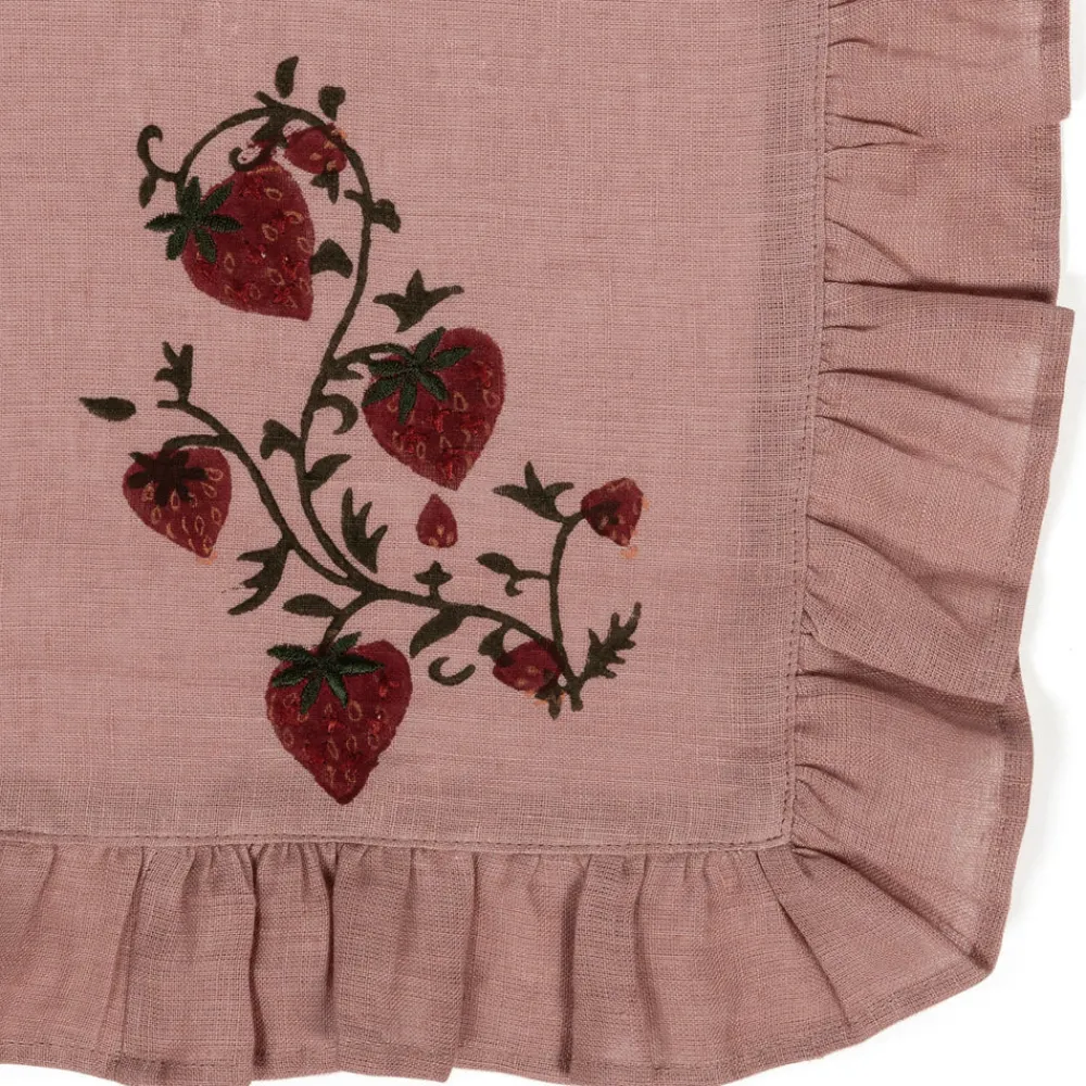 Sharland England Place Settings & Linens|Fraises Des Bois Napkins, Set Of 4