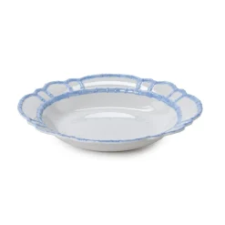 Two's Company Dinnerware|French Blue Bamboo Touch Bowl