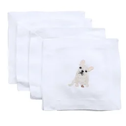 Lettermade Place Settings & Linens|French Bulldog Cocktail Napkins