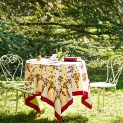 Couleur Nature Place Settings & Linens|French Tablecloth Gooseberry