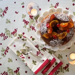 Couleur Nature Place Settings & Linens|French Tablecloth Gooseberry