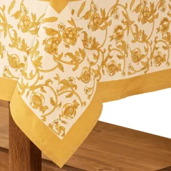 Couleur Nature Place Settings & Linens|French Tablecloth Granada Mustard