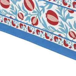 Couleur Nature Place Settings & Linens|French Tablecloth Grenadine Red & Blue