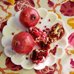 Couleur Nature Place Settings & Linens|French Tablecloth Pomegranate