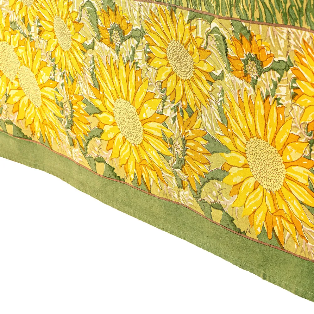 Couleur Nature Place Settings & Linens|French Tablecloth Sunflower Yellow & Green