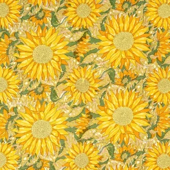 Couleur Nature Place Settings & Linens|French Tablecloth Sunflower Yellow & Green
