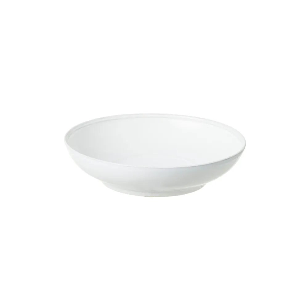 Costa Nova Dinnerware|Friso Collection Pasta Bowls in White, Set of 6