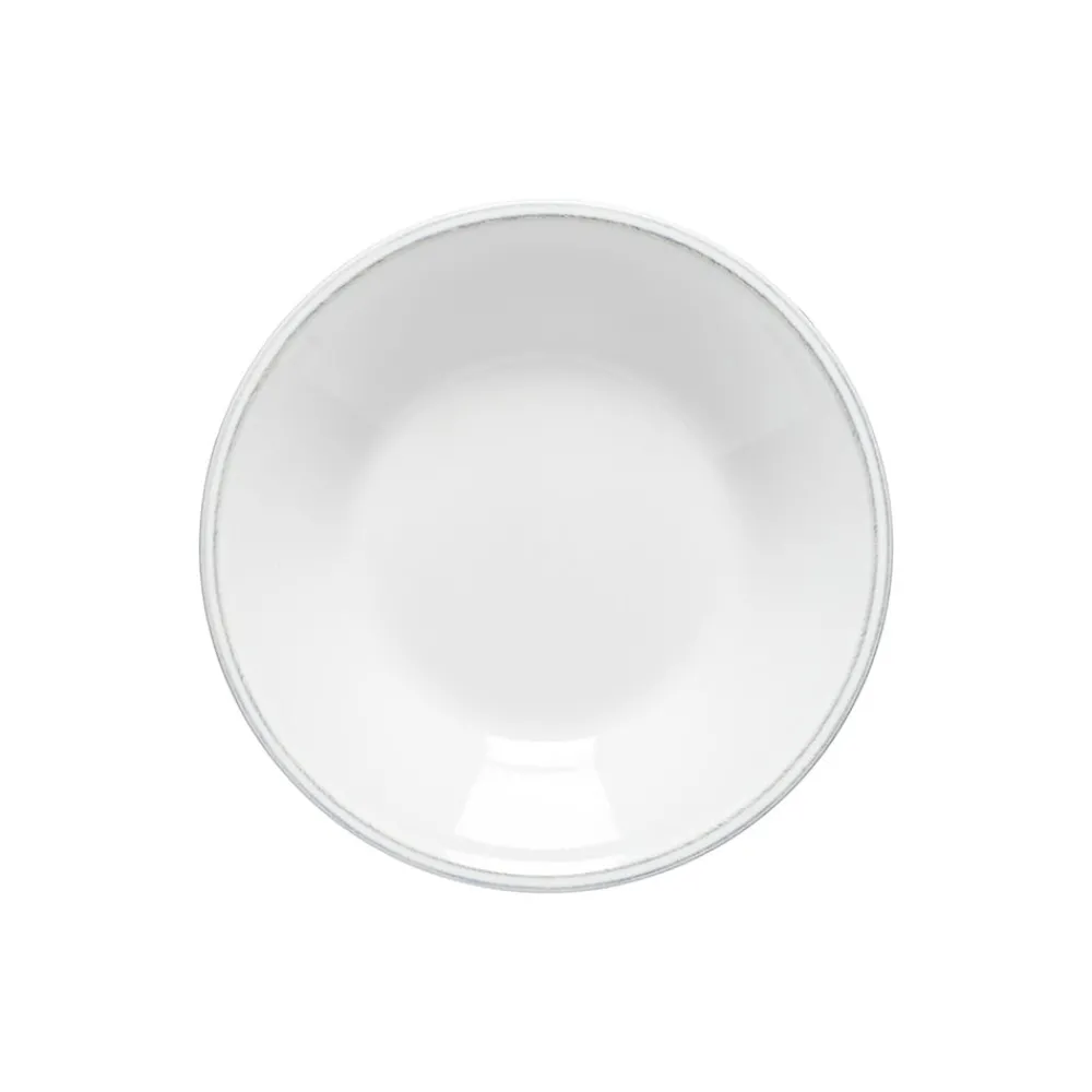 Costa Nova Dinnerware|Friso Collection Pasta Plates in White, Set of 6