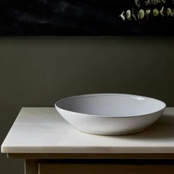 Costa Nova Dinnerware|Friso Collection Pasta/Serving Bowl in White