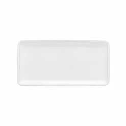 Costa Nova Dinnerware|Friso Collection Rectangle Platter 12" in White