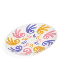 Themis Z Dinnerware|Gaia Purple & Pink Serving Platter