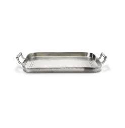 Match Silver|Dinnerware|Gallery Tray with Handles, Medium