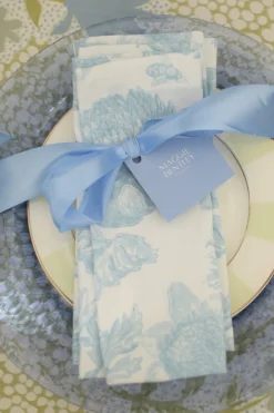 Maggie Bentley Designs Place Settings & Linens|Garden Toile Napkins, Set of 4