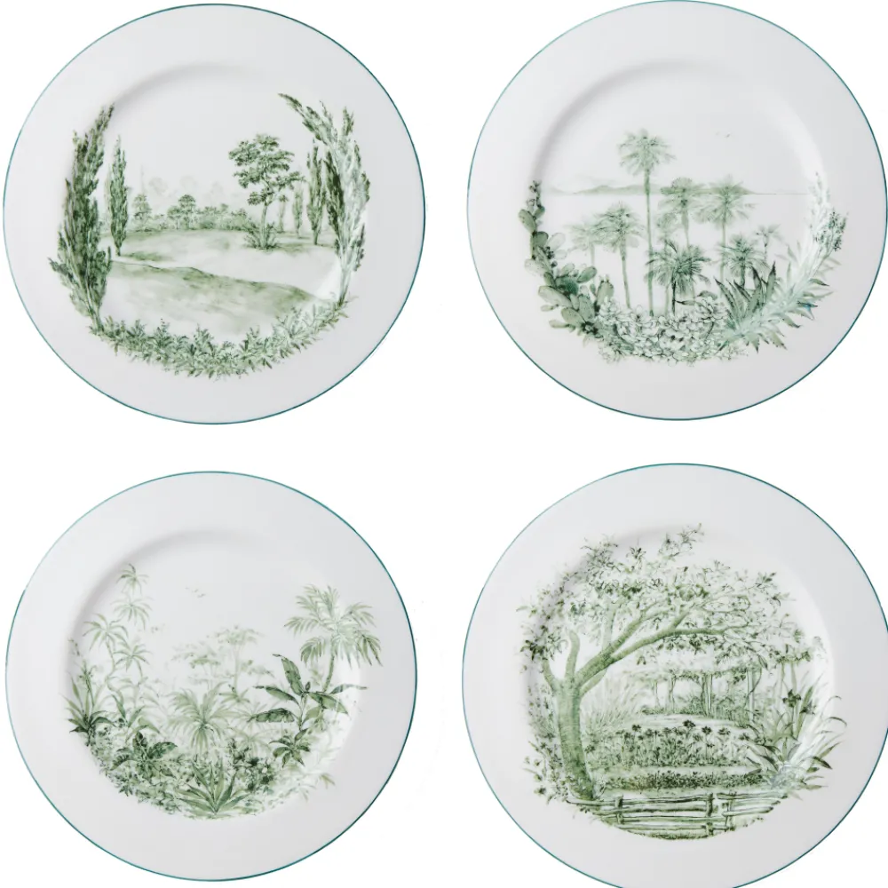 Laboratorio Paravicini Dinnerware|Gardens Dinner Plates, Set of 4
