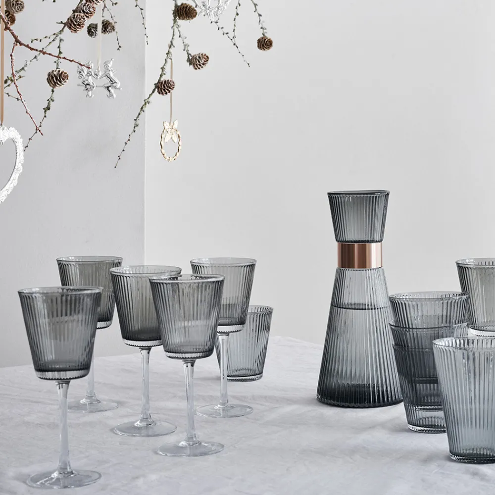 Rosendahl Glassware|GC Nouveau Water Carafe in Smoke