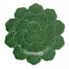Bordallo Pinheiro Dinnerware|Geranium Charger Plate Green