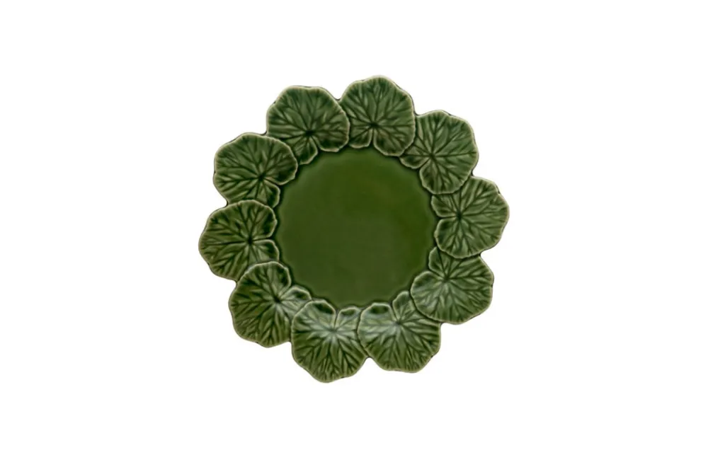 Bordallo Pinheiro Dinnerware|Geranium Dinner Plate