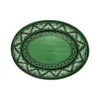 Carolina Irving and Daughters Dinnerware|Gigi Green Oval Platter