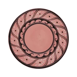 Carolina Irving and Daughters Dinnerware|Gigi Pink Dinner Plate