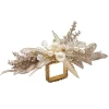 Kim Seybert Place Settings & Linens|Gilded Spray Napkin Ring in Gold & Silver, Set of 4