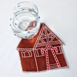 Chefanie Place Settings & Linens|Gingerbread House Cocktail Napkins, Set of 4