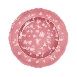 Cabana Dinnerware|Ginori x Floral Dessert Plate in Pink
